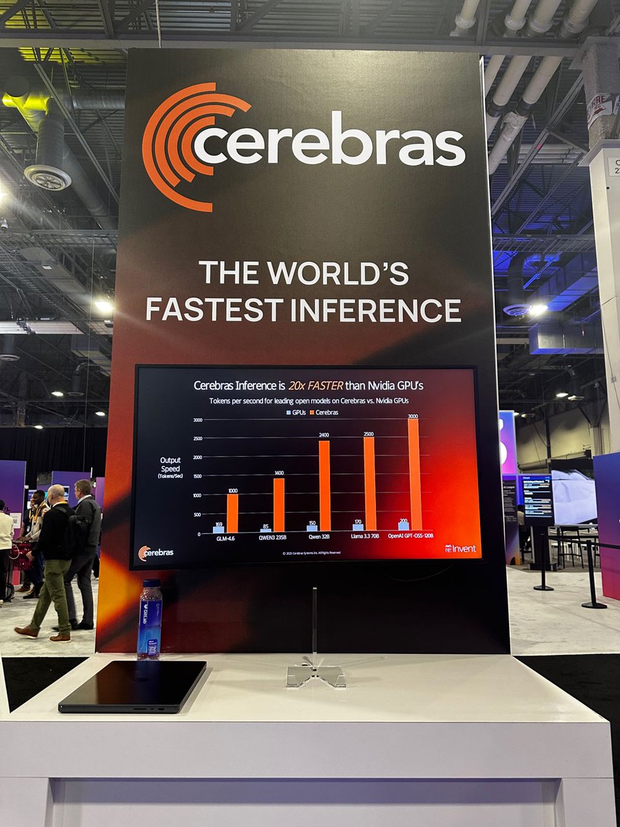 Cerebras Launches Live Demos at AWS re:Invent 2026