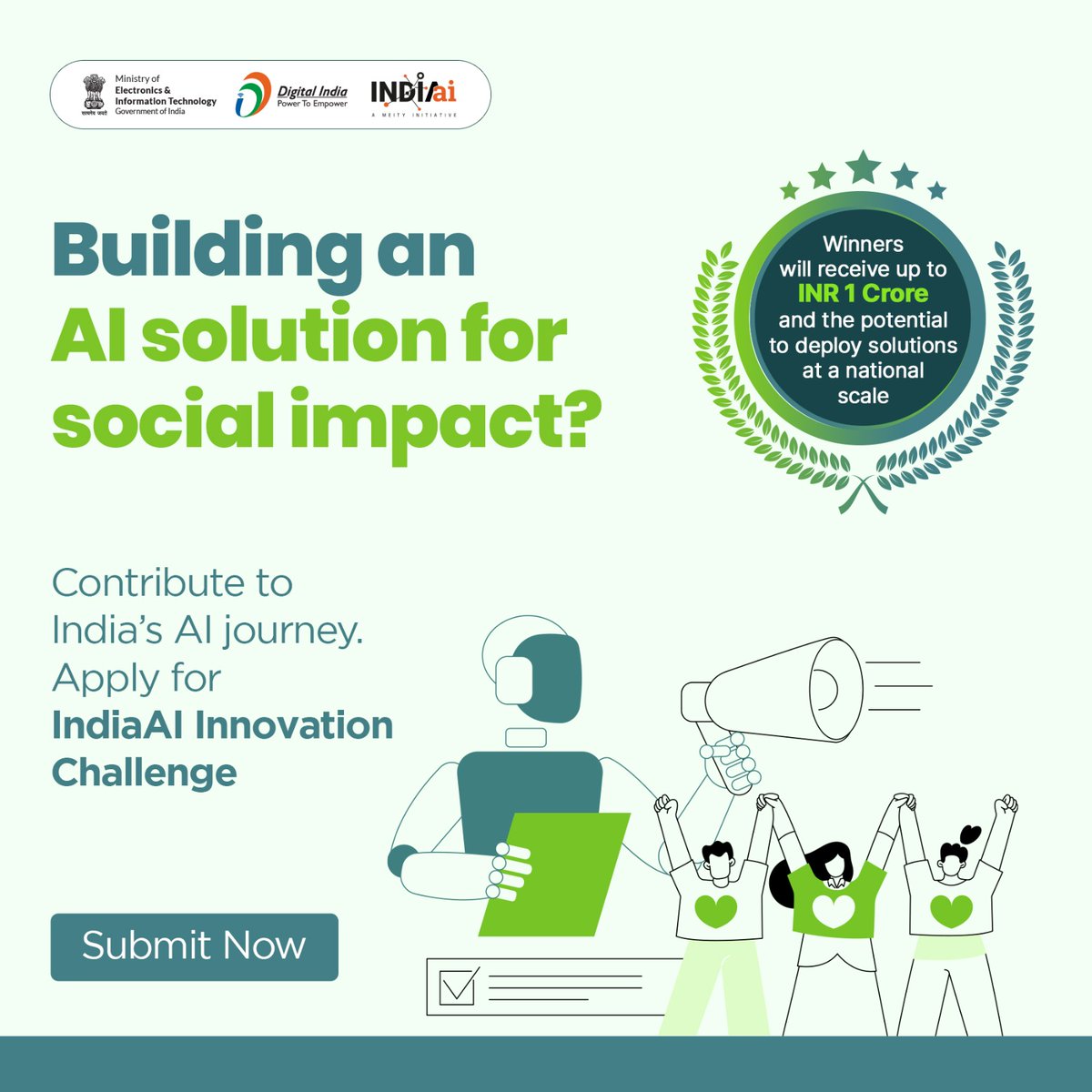 India AI Innovation Challenge: Win INR 1 Crore for AI Solutions
