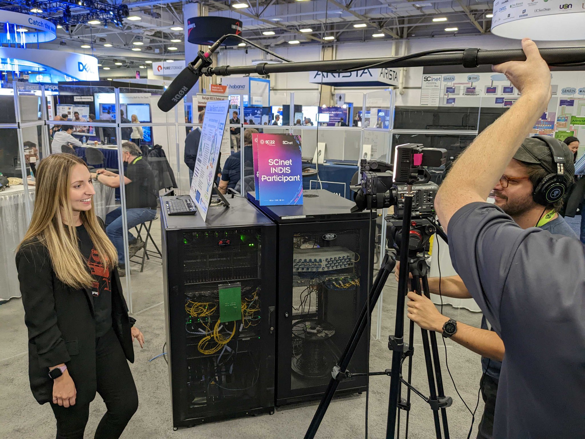 Groq Team at Supercomputing Conference Booth 3047