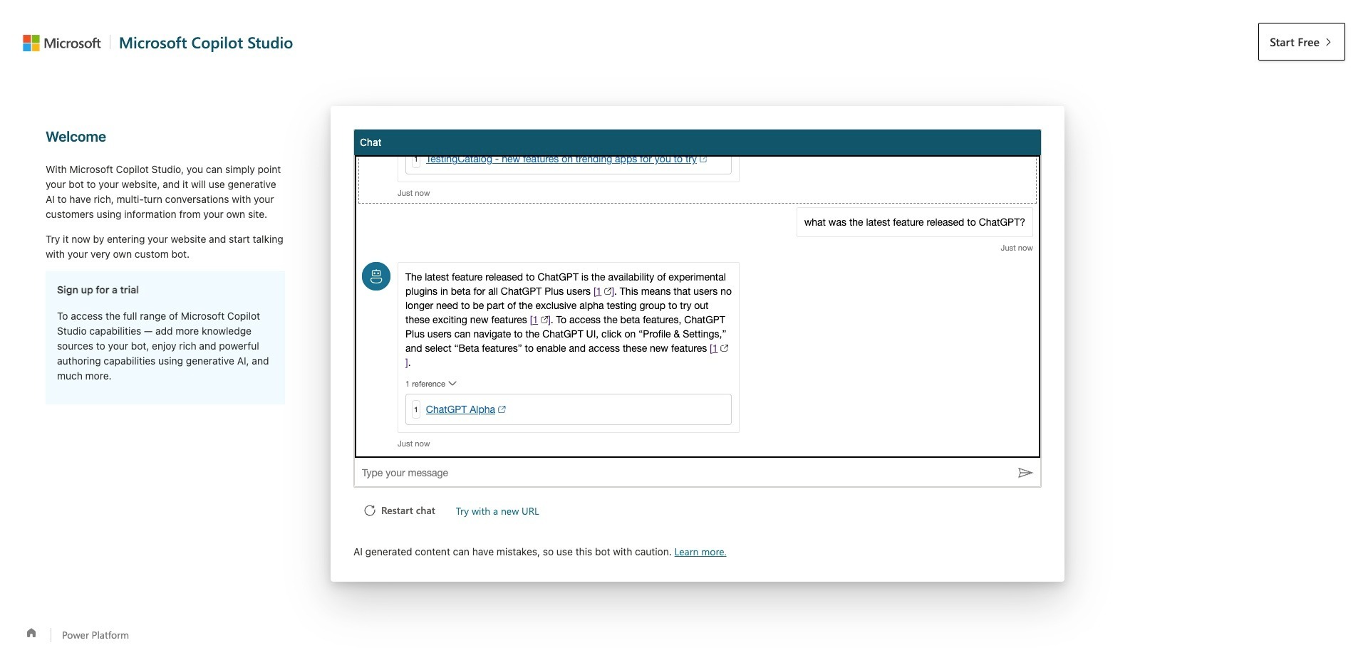 Exploring Microsoft Copilot’s website interaction and chat capabilities