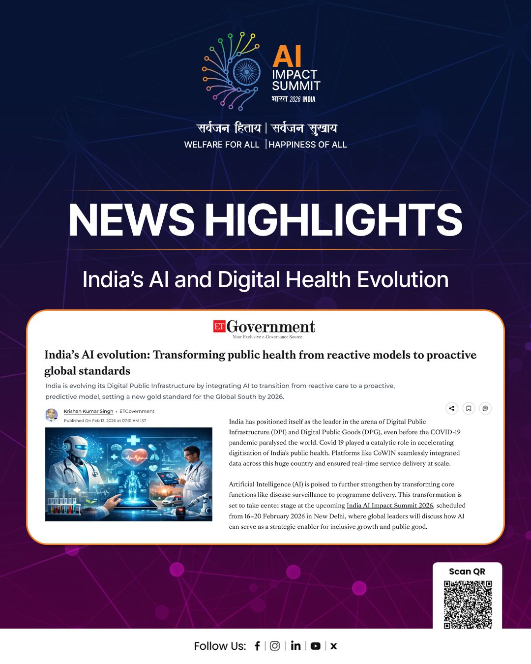 India AI Impact Summit 2026 to Advance Healthcare Innovation