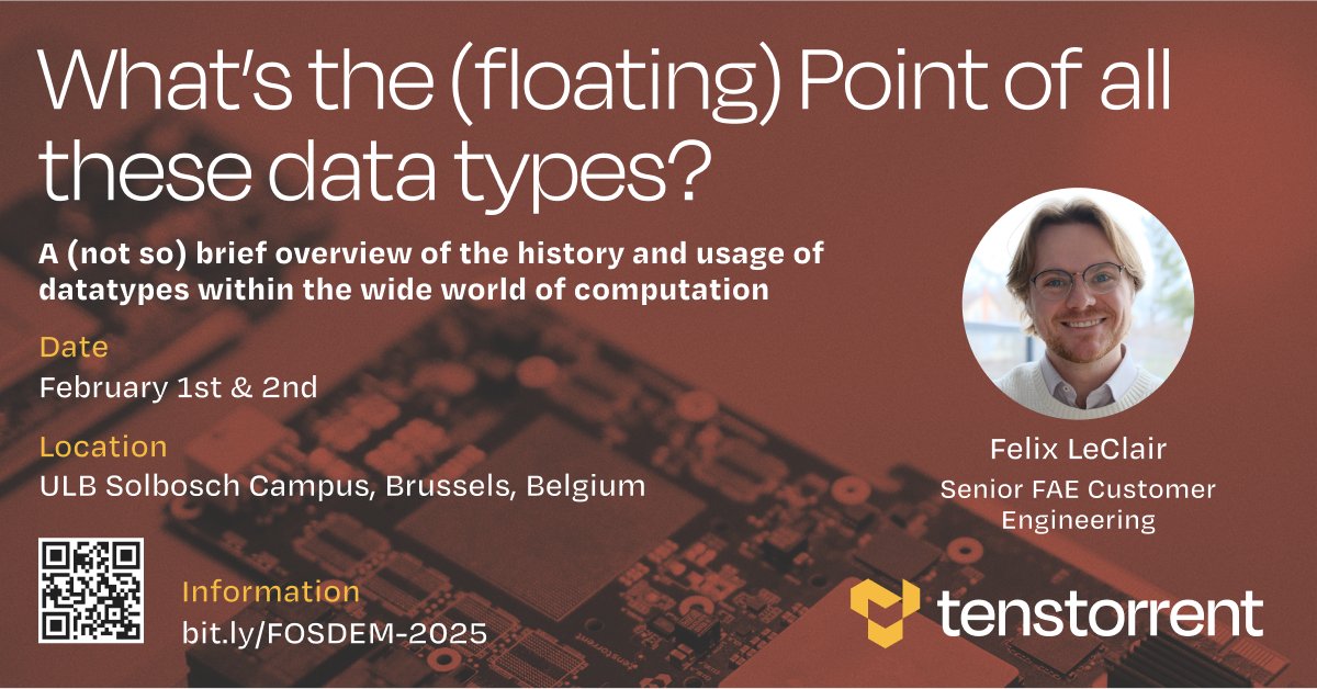 Felix discusses Tenstorrent compute at FOSDEM Belgium