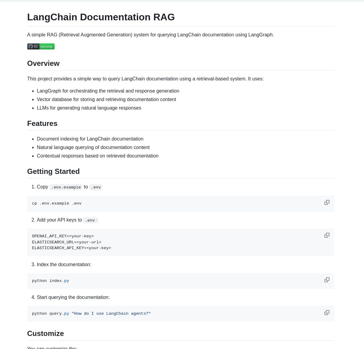 LangChain RAG Doc Assistant Built with LangGraph Orchestration