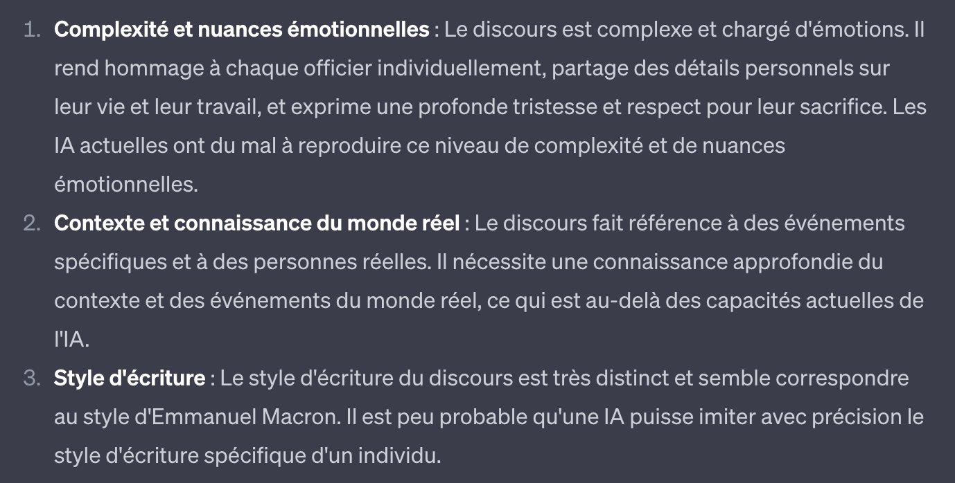 Three reasons why this speech is from Emmanuel Macron