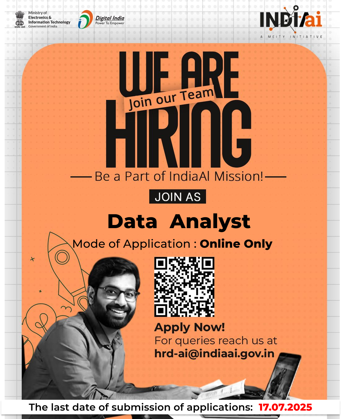 Data Analyst Position Available Under IndiaAI Mission