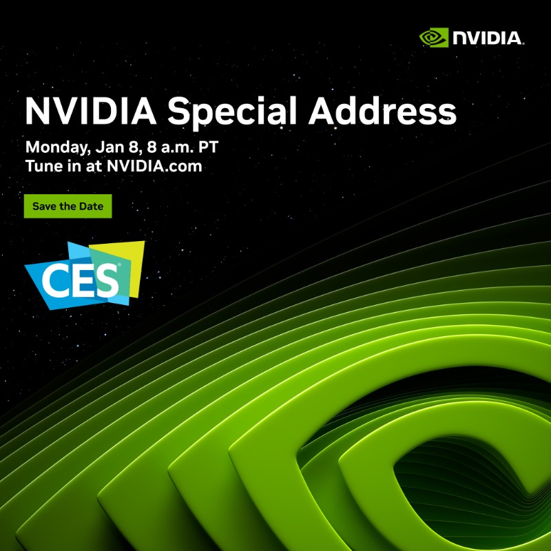 NVIDIA Special Address at CES 2024 Livestream Announcement
