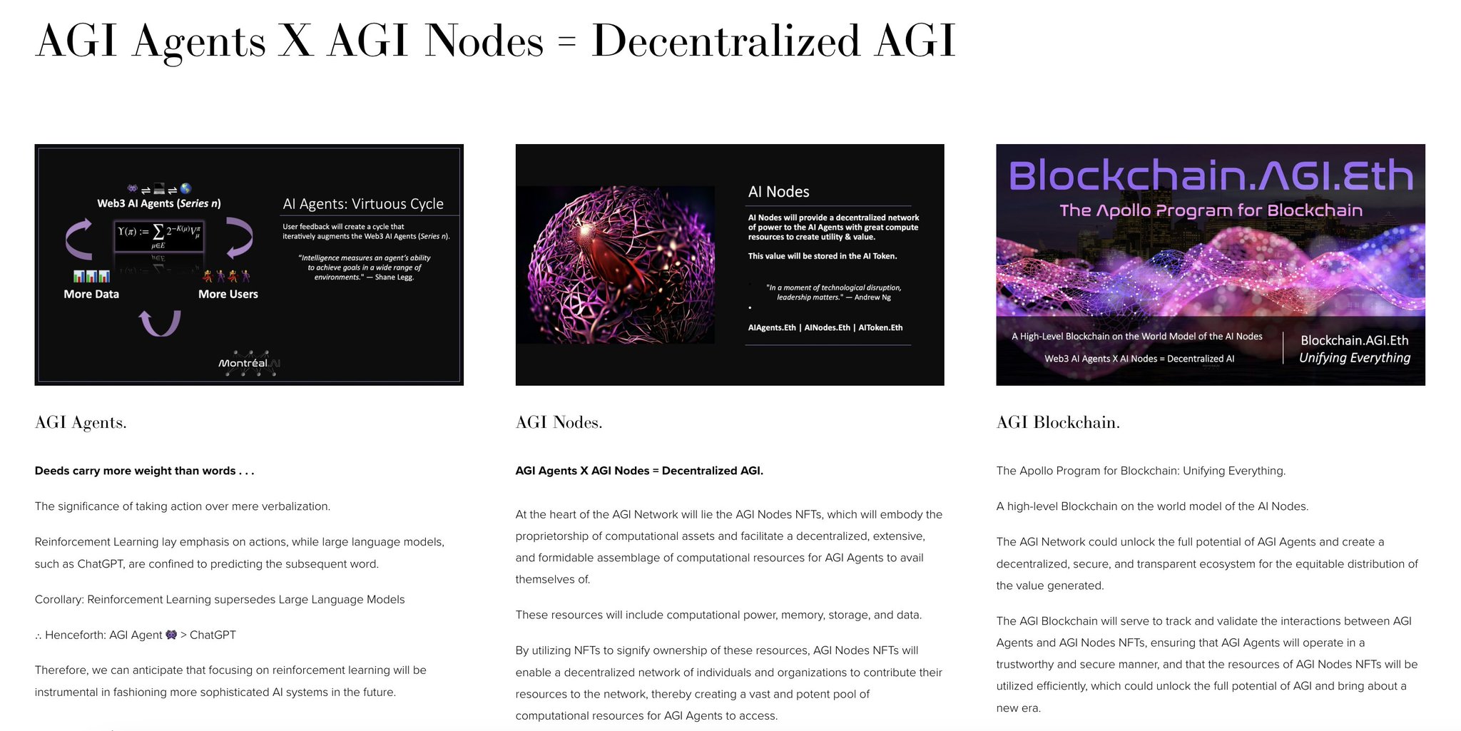Decentralized AGI Nodes and Agents Unleash Future Potential