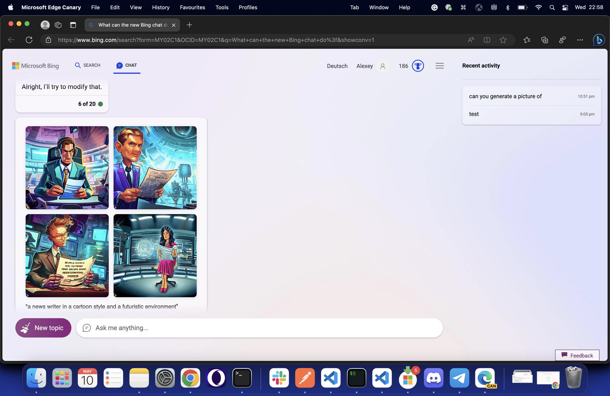Direct image generation added to chat interface