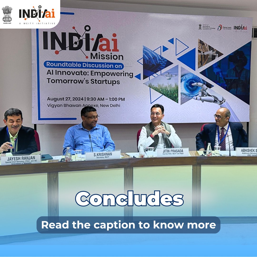 IndiaAI Roundtable Explores AI Impact on Indian Startups Funding