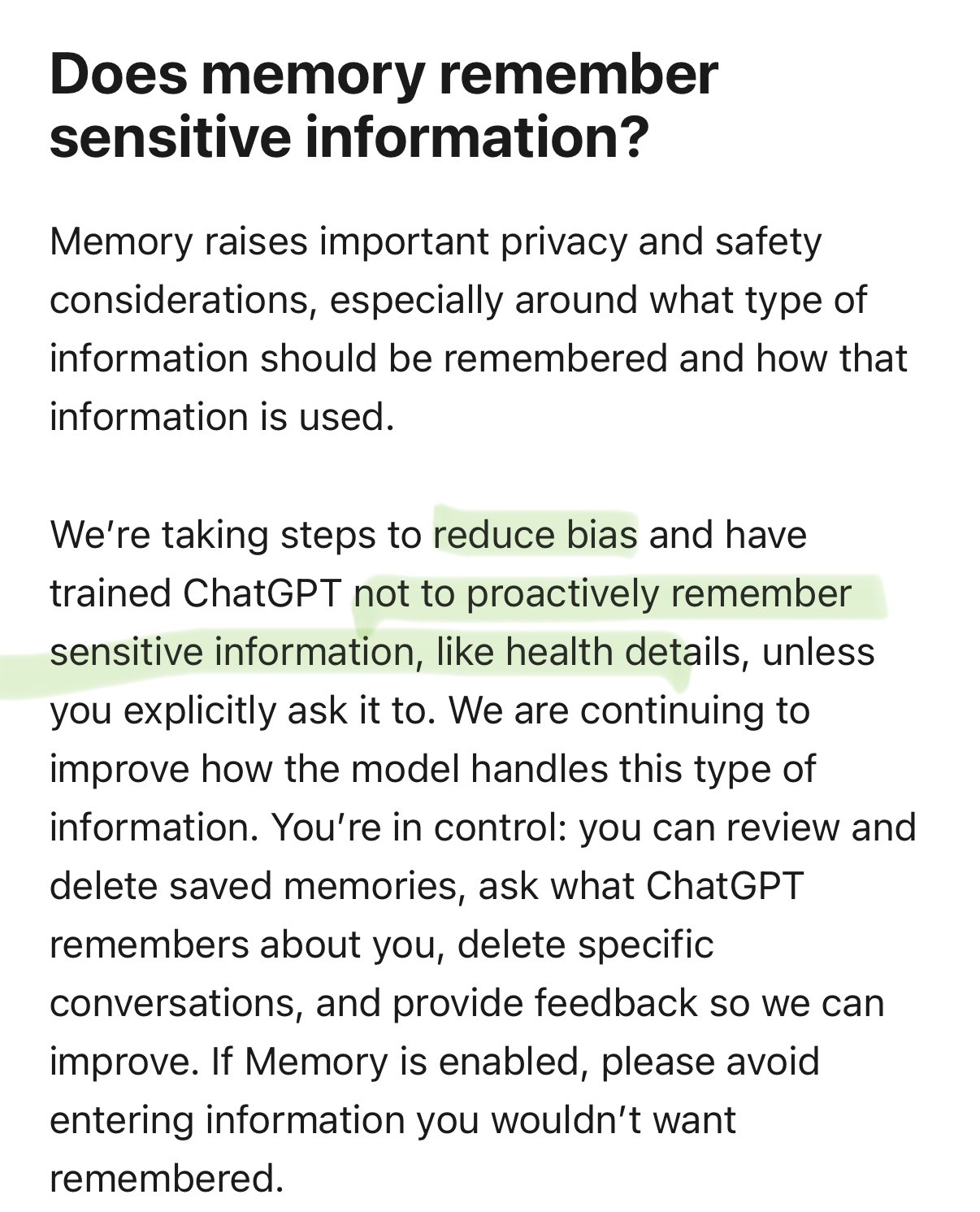 ChatGPT Memory Feature Raises Data Privacy Concerns