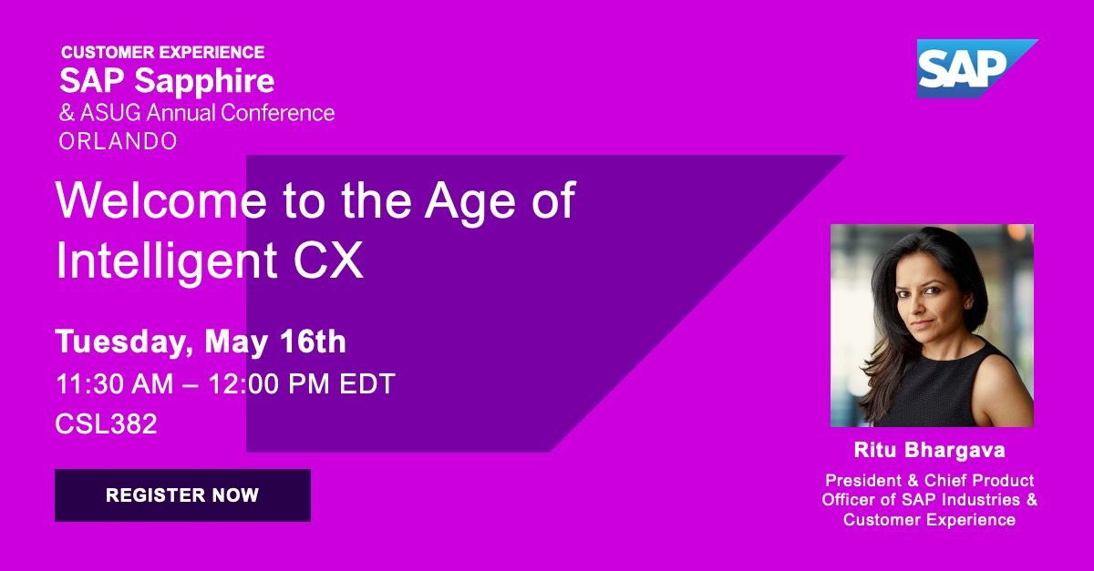 Intelligent Customer Experience Era Begins at SAP Sapphire 2023