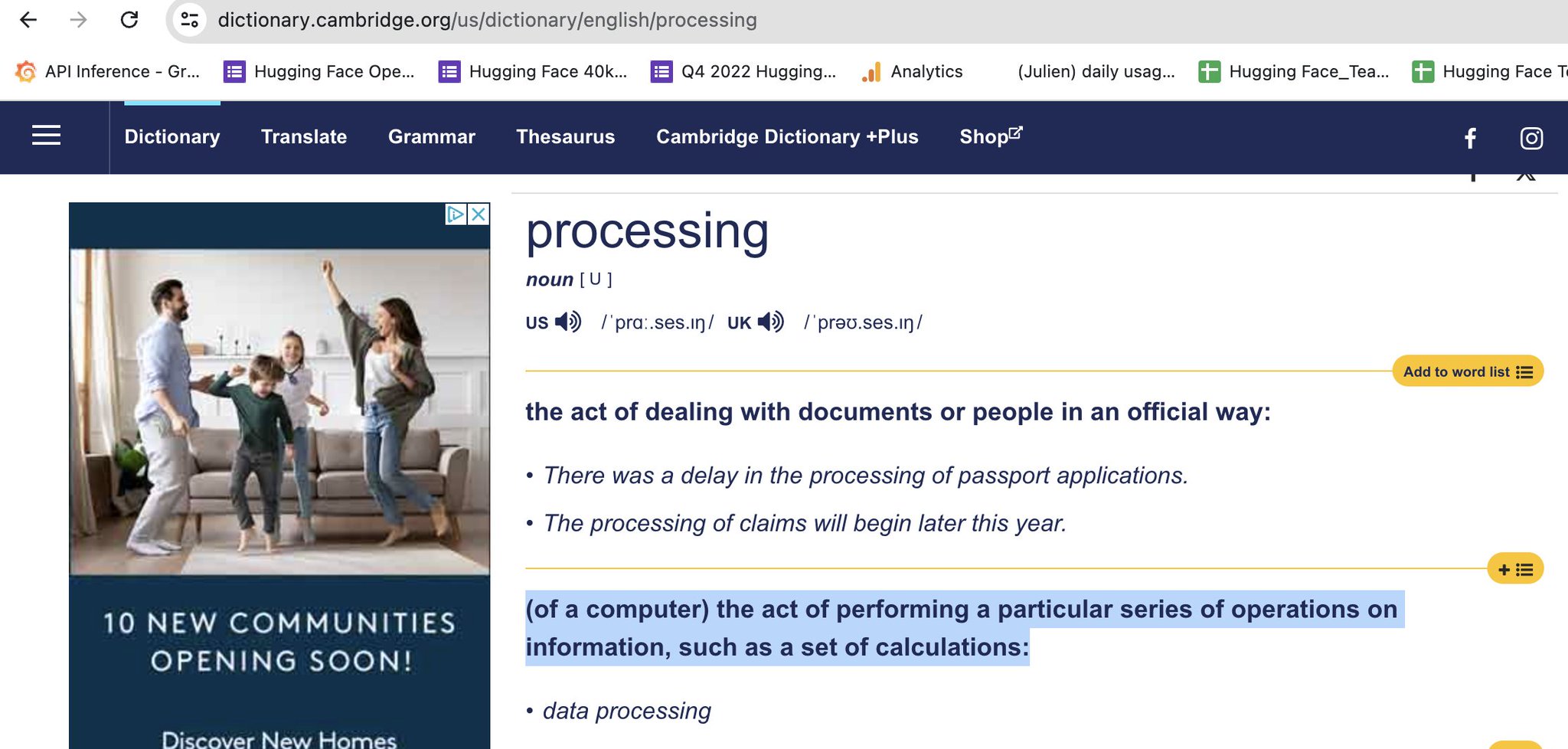 Processing Versus Thinking: Semantic Distinctions in AI Systems