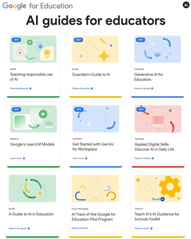 Google Releases AI Guides for Educators
