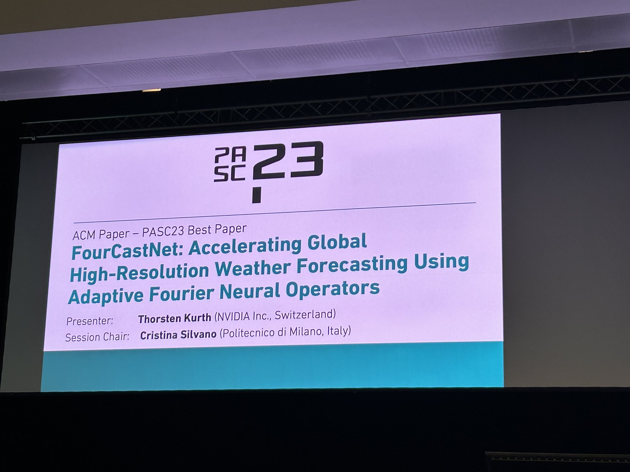 Fourier Neural Operators Enable 25km Weather Forecasting