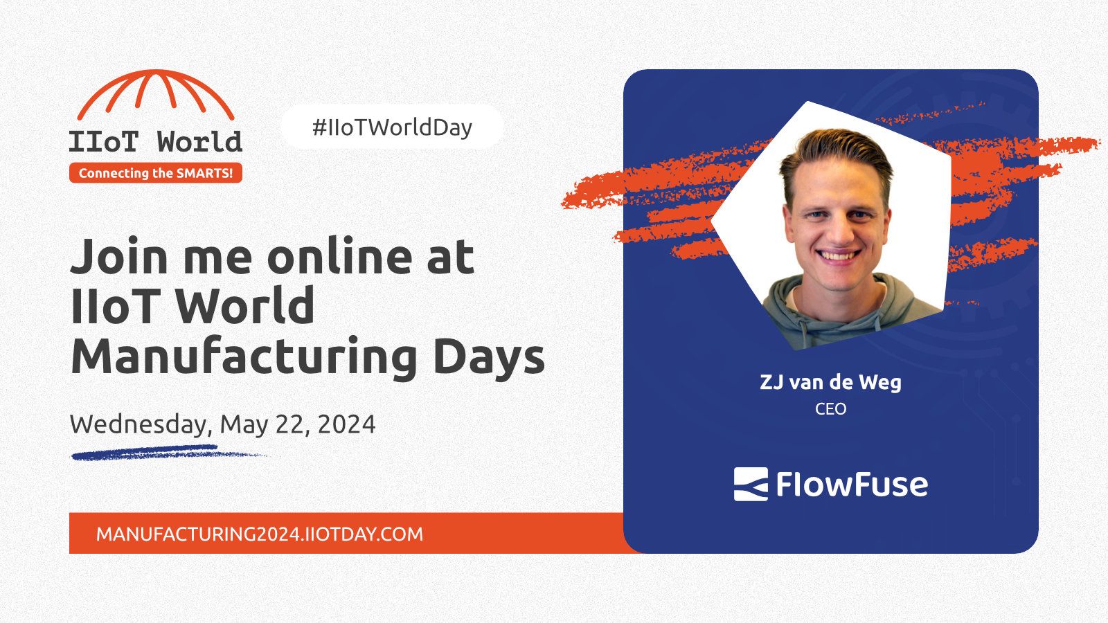 FlowFuse CEO at IIoT World Manufacturing Days 2024