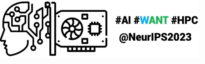 WANT Workshop Trains Neural Networks at Scale