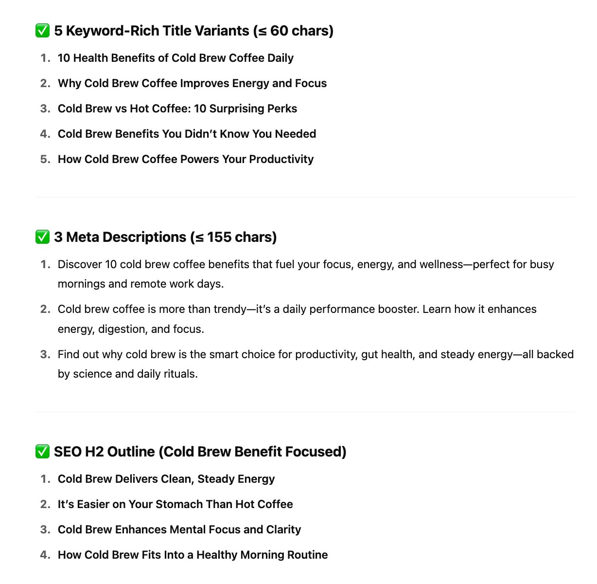 SEO Optimization Prompt for AI Content Strategy