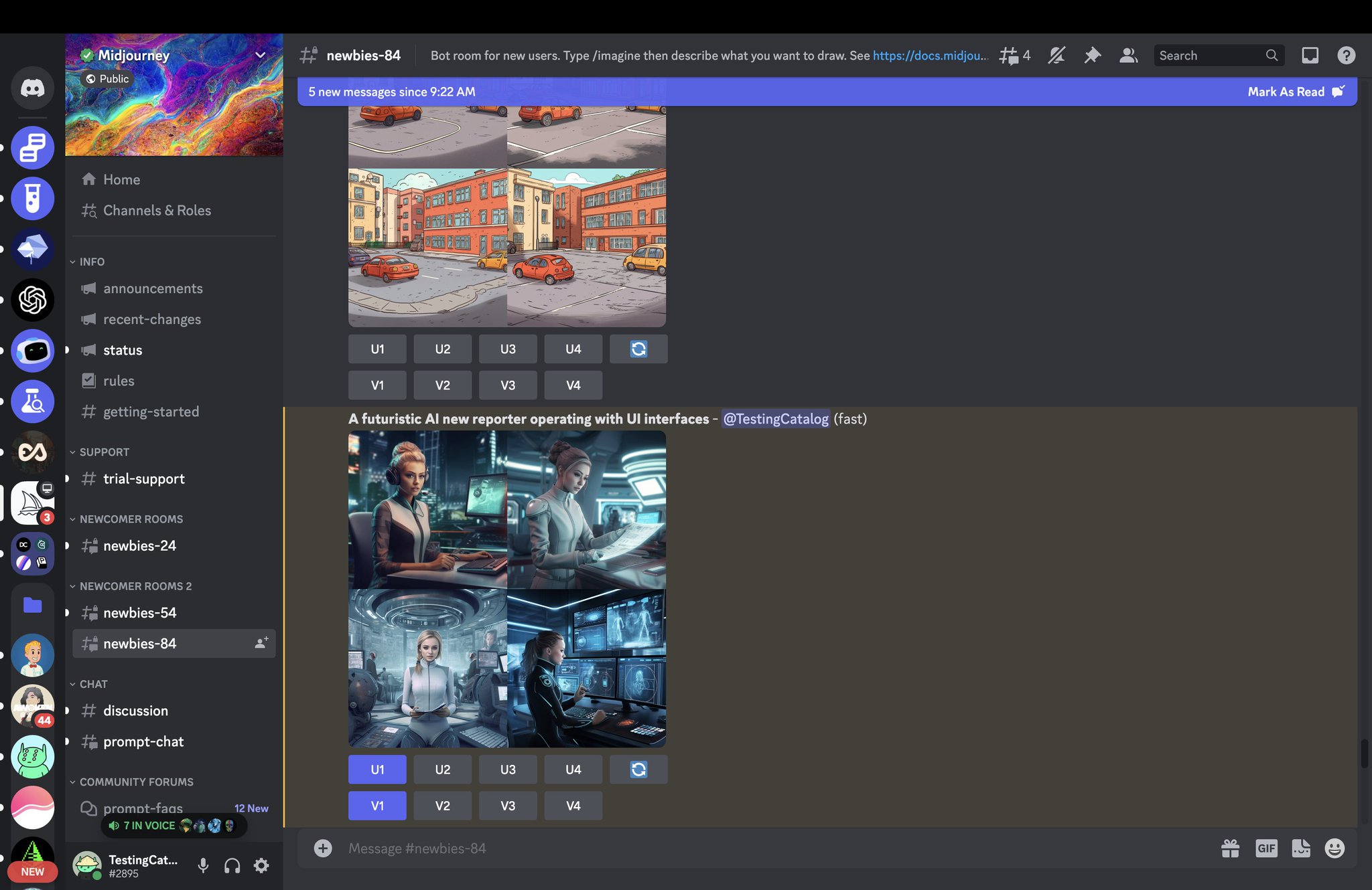 Midjourney v5.1 update improves text and character hand rendering