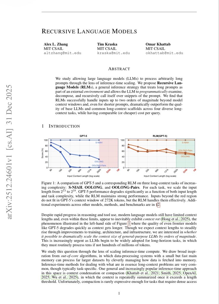 MIT’s Recursive Meta-Cognition Boosts Prompting by 110%