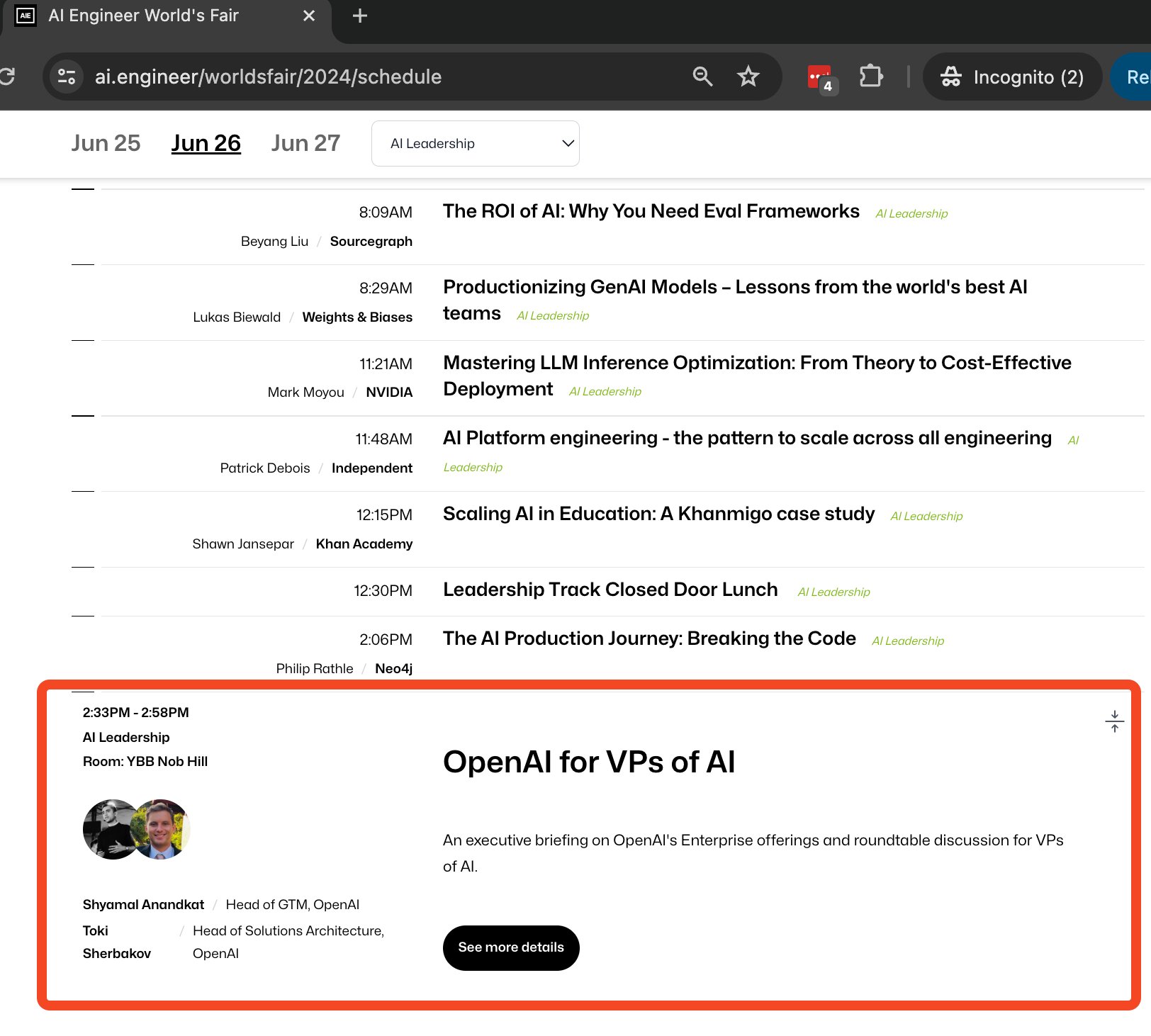 OpenAI and Cohere Present First AI VPs Sessions at ai.Engineer