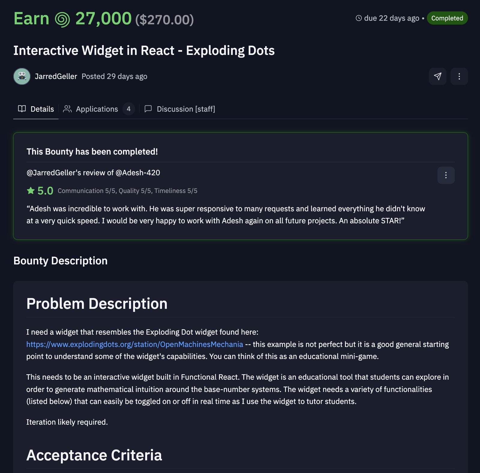Jarred Uses Replit Bounties for AI Educational Game Development