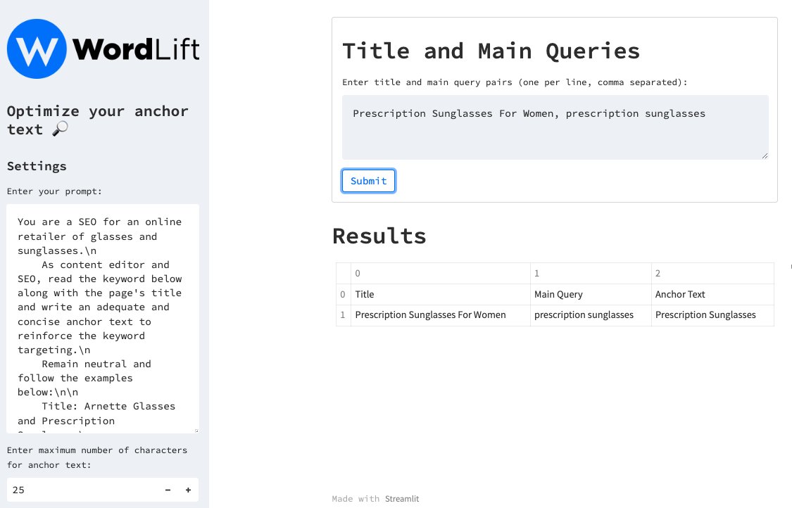 SEO App Optimizes Anchor Links Using AI Technology