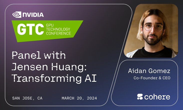 Aidan Gomez and Jensen Huang Panel on Attention Mechanism