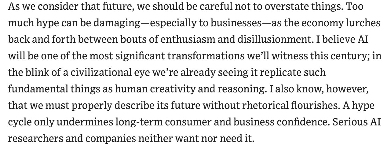 Debunking AI Hype: Efficiency and Productivity Gains