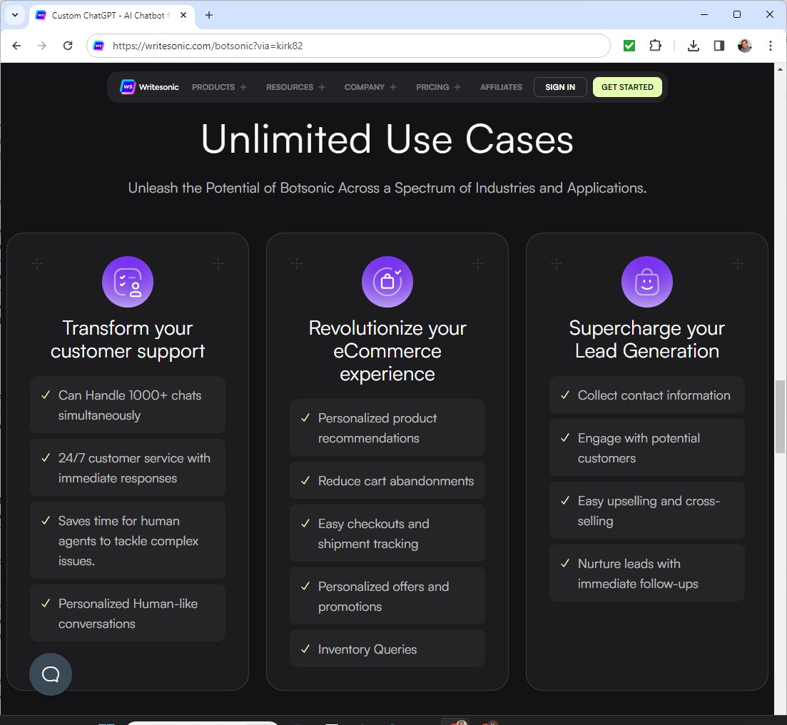 Botsonic: Build Custom AI Chatbots Without Code