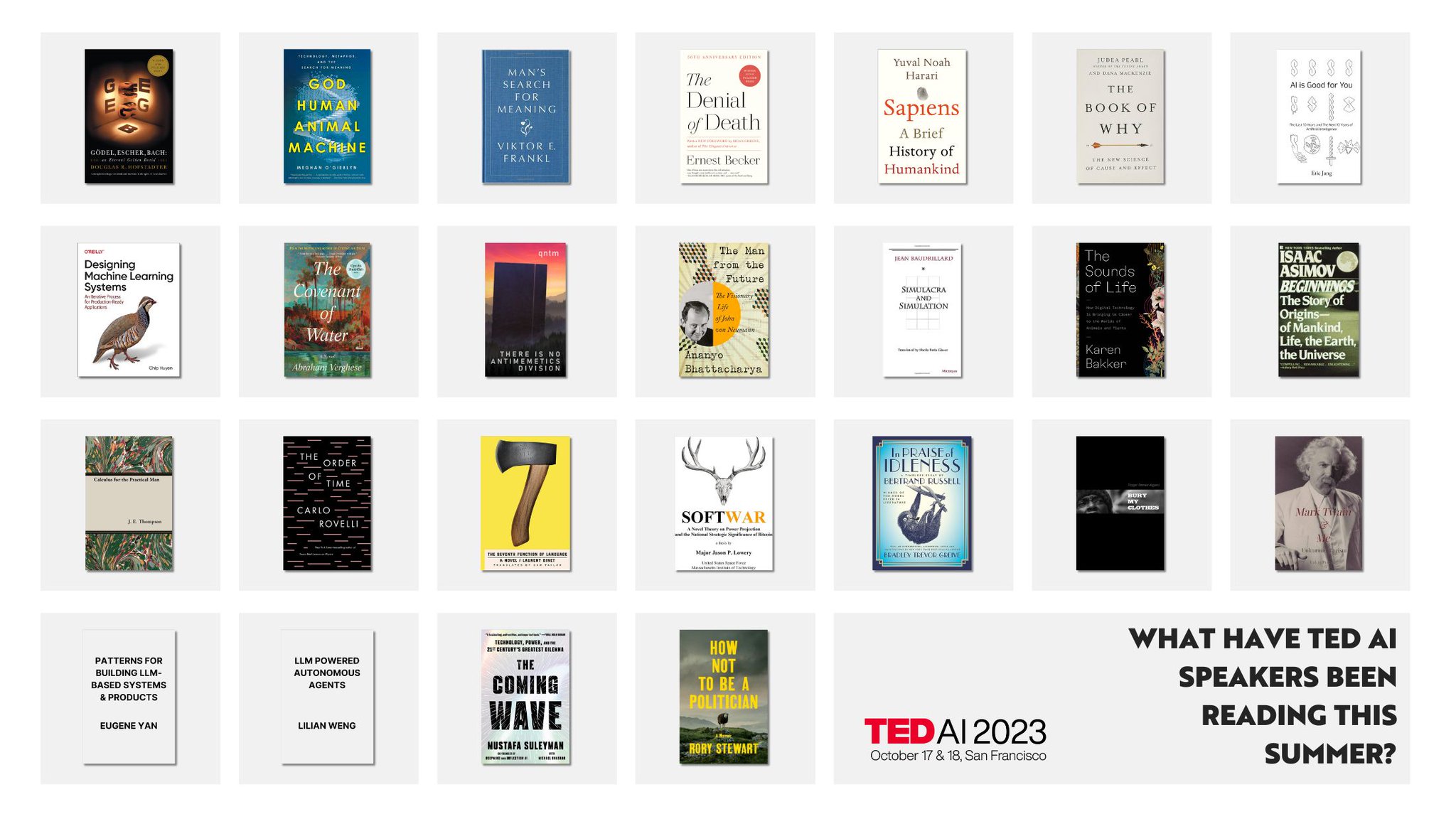 The Coming Wave Book Featured in TED AI 2023 Speakers List