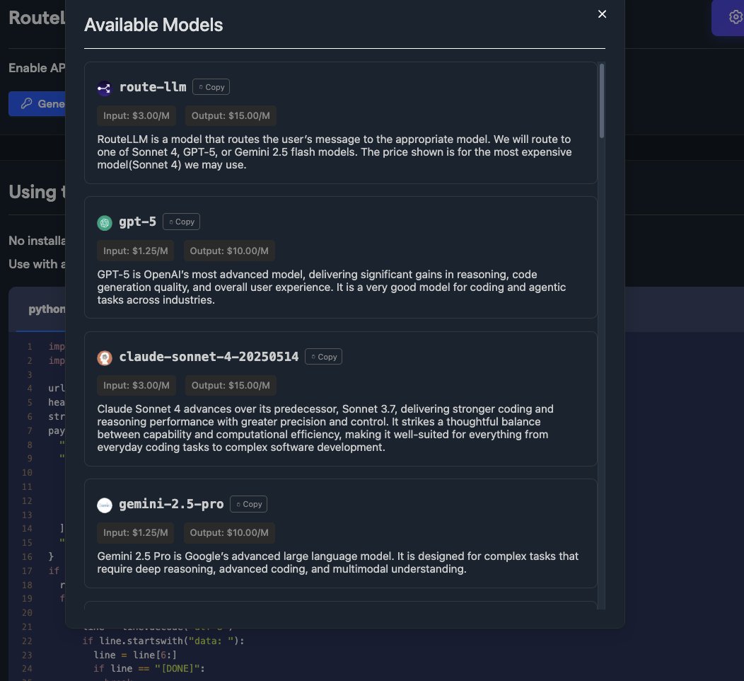 Access Available Models through Abacus.ai LLM APIs Route