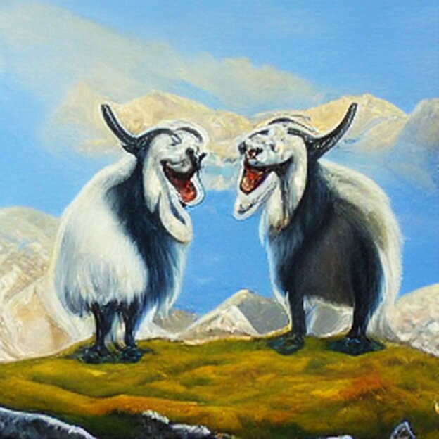 Midjourney evolution: From early laughing goats to advanced generation