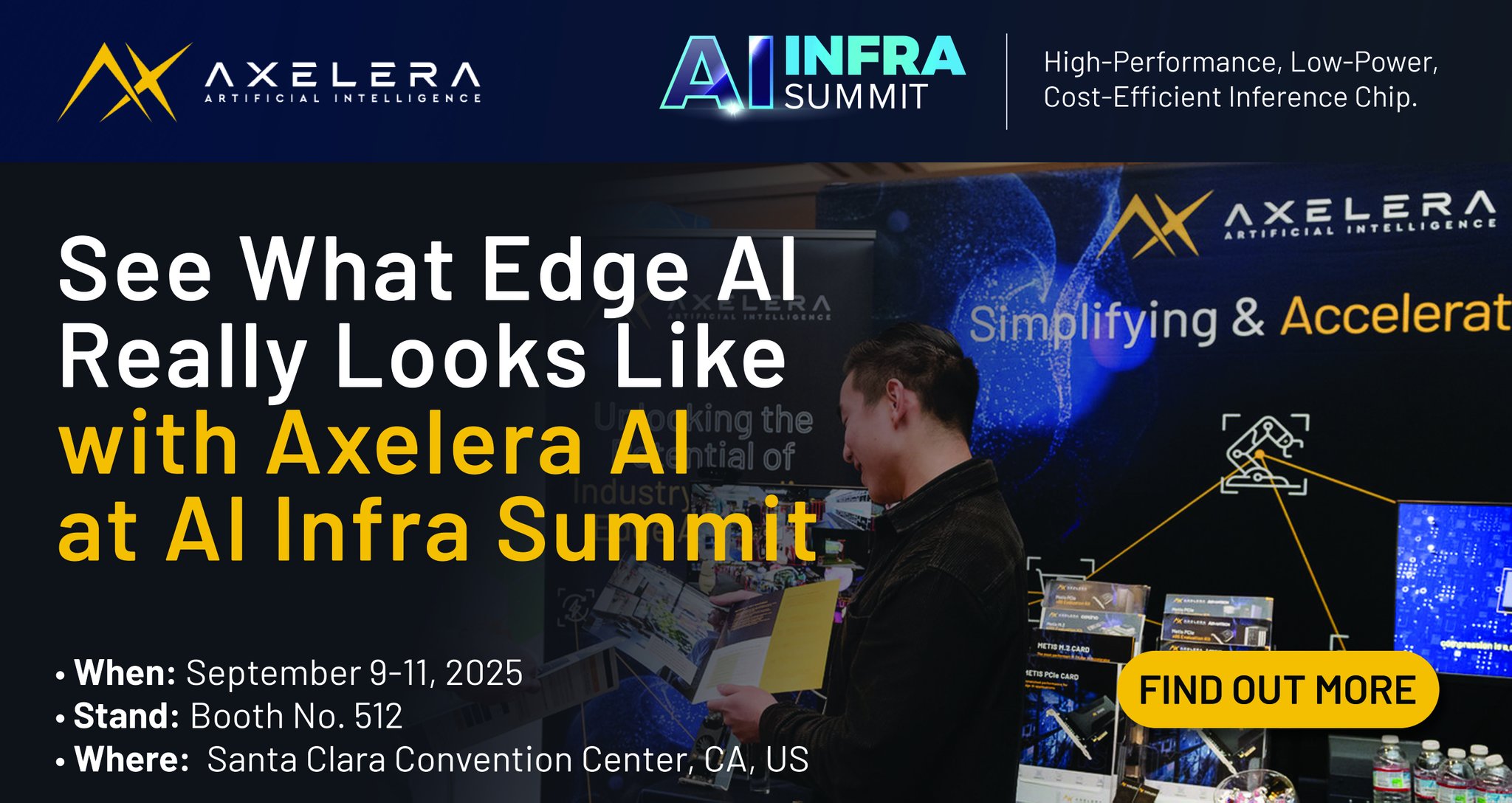 Axelera AI Showcases Metis Platform at AI Infrastructure Summit