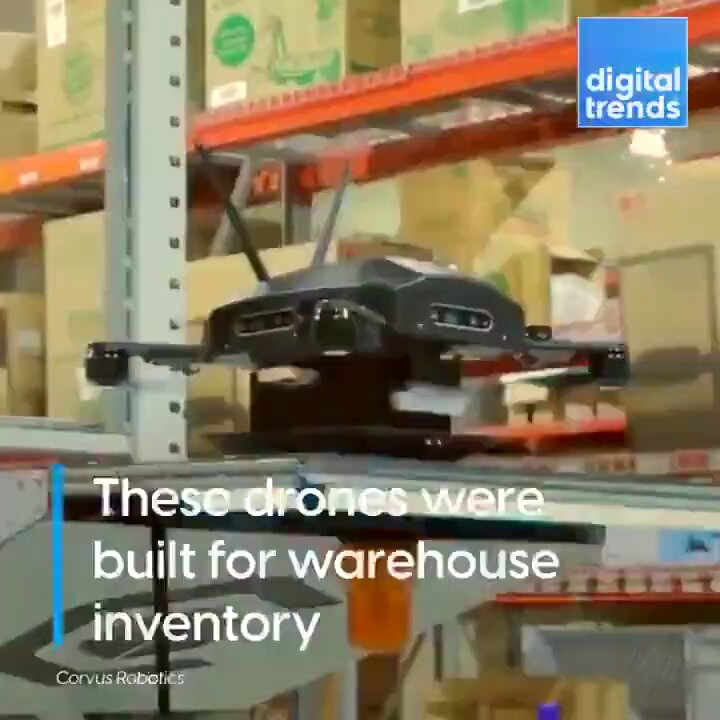 Drones Built for Warehouse Inventory Management Using AI