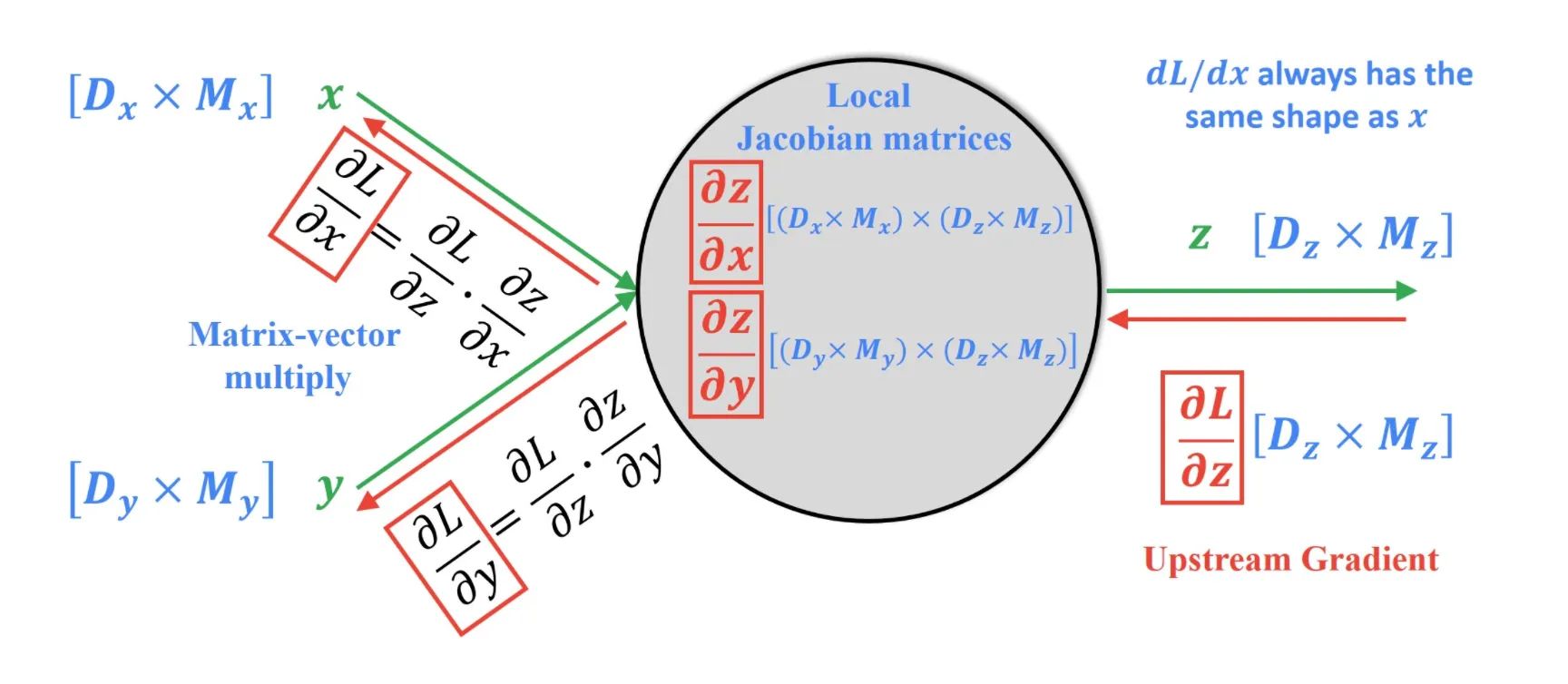 PyTorch Backpropagation With Vectors Tensors Mathematics