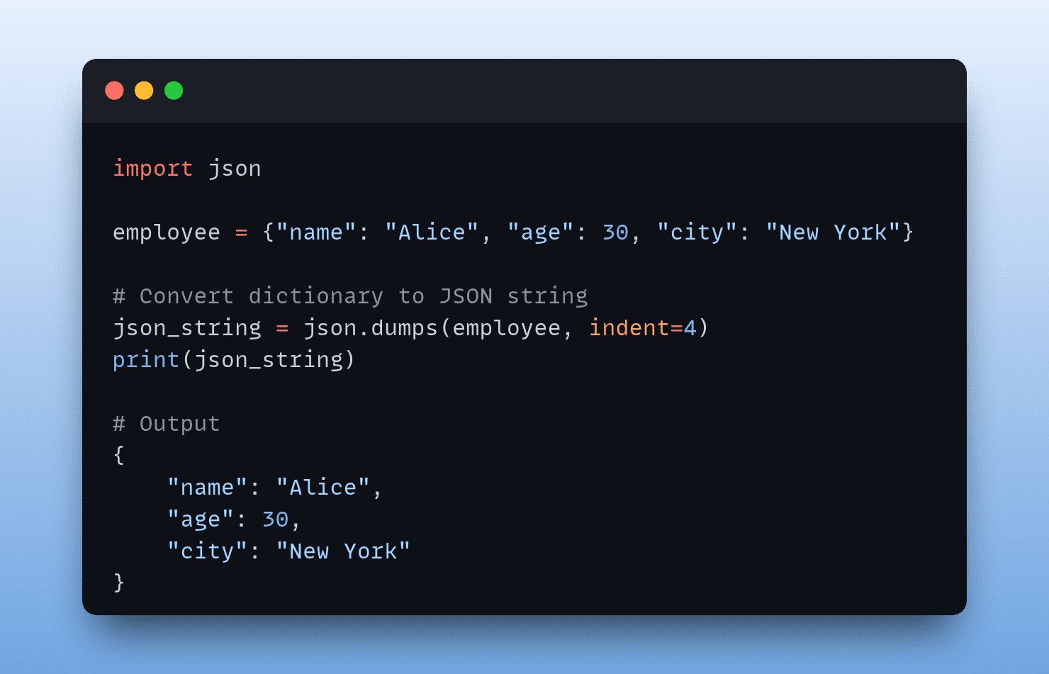 Convert Python Dictionary to JSON: Beginner’s Tutorial