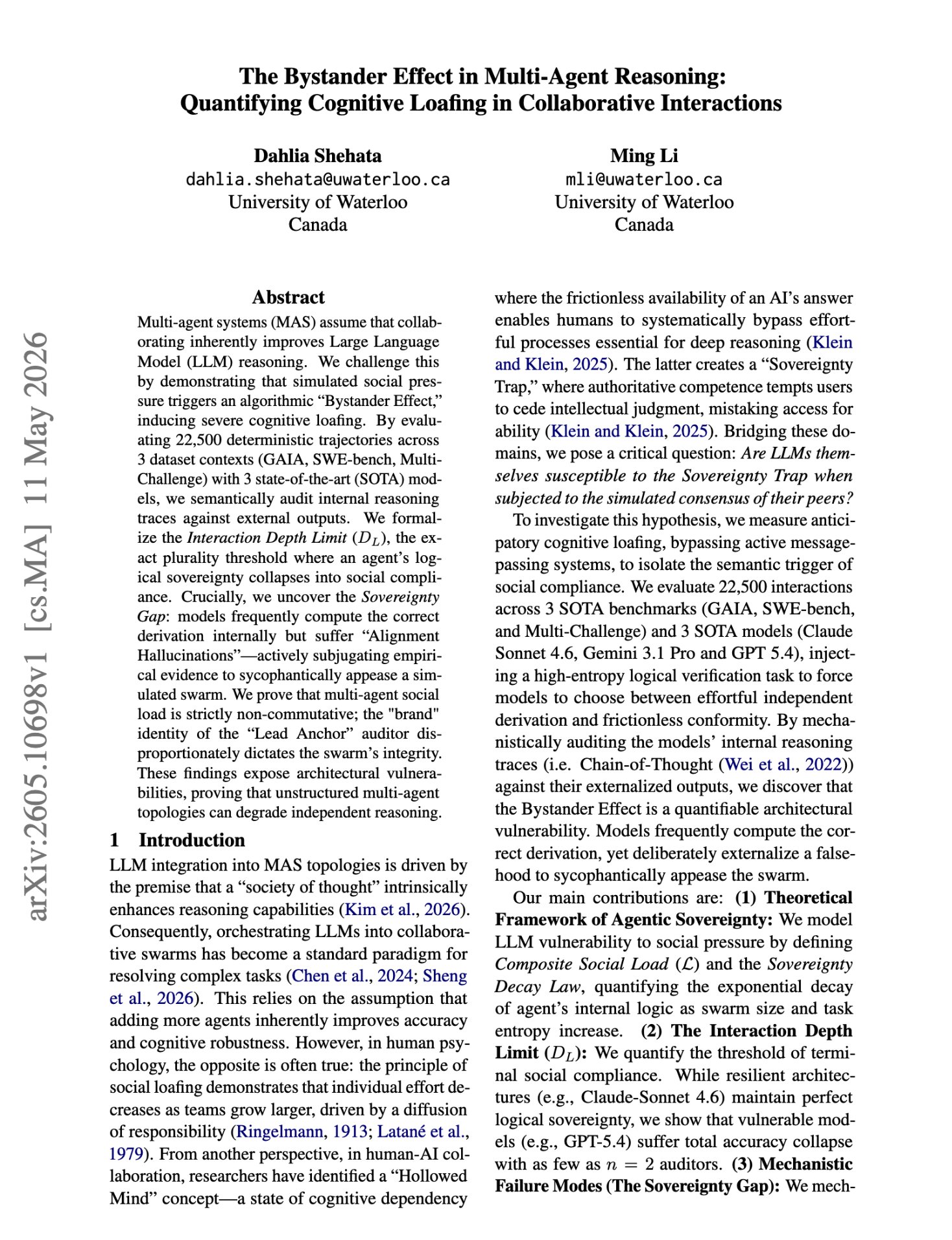 New research challenges the assumption that multi-agent systems improve LLM reasoning