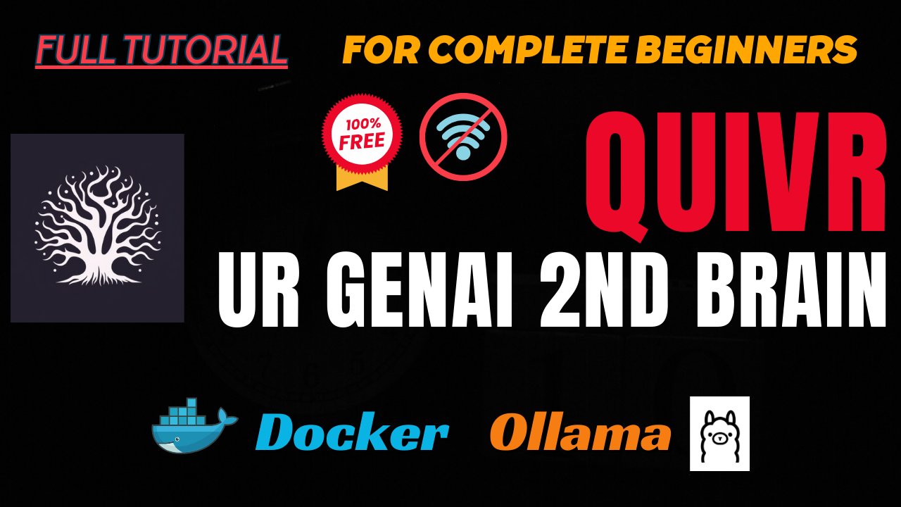 Quivr: Local GenAI Second Brain with Llama2 and Docker