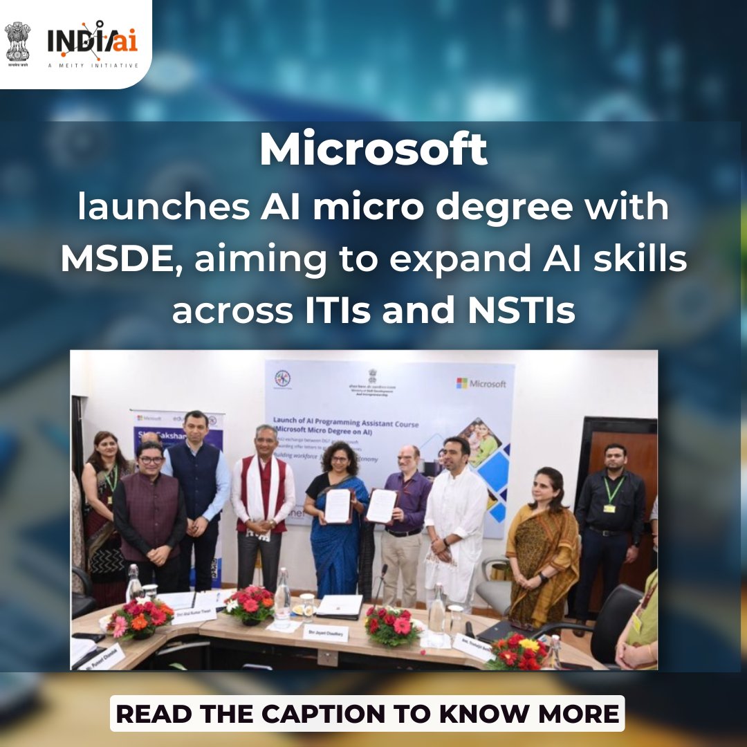 Microsoft MSDE Launch AI Programming Assistant Micro Degree