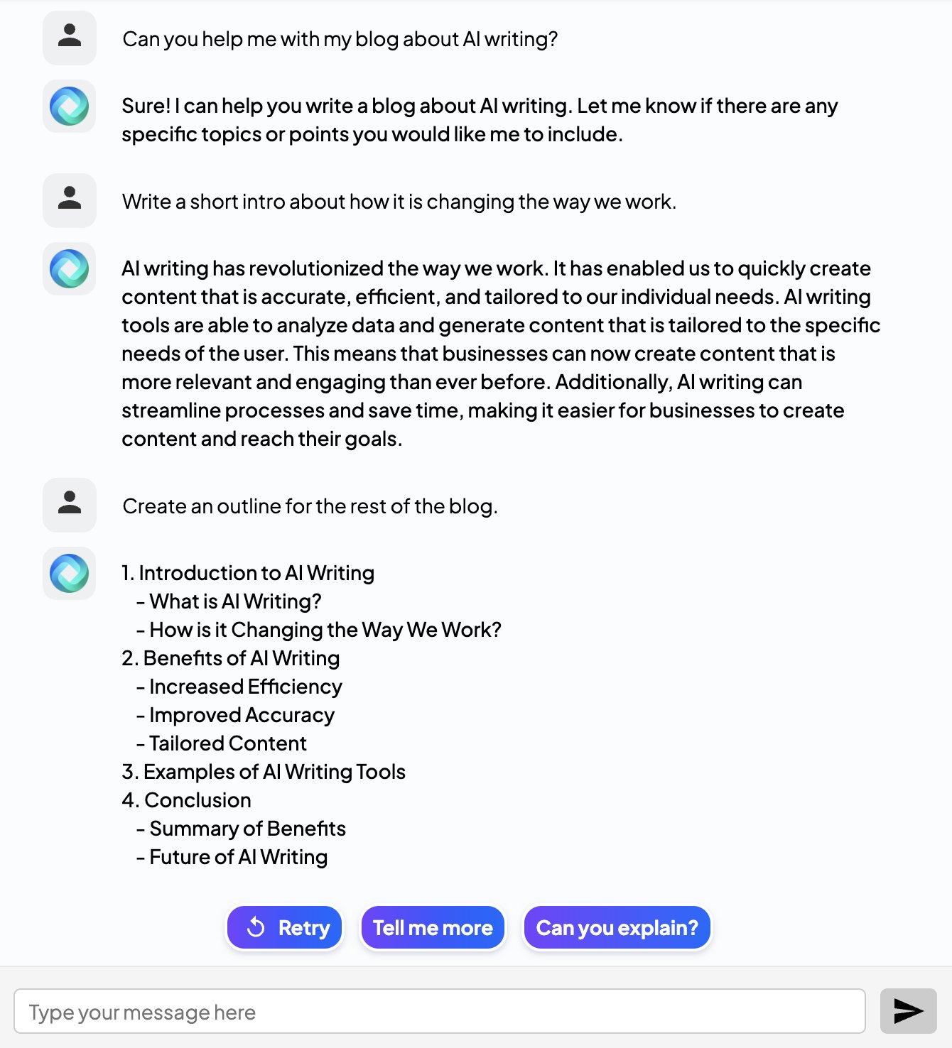 HyperWrite AI Chat Assistant for Real-Time Writing Support