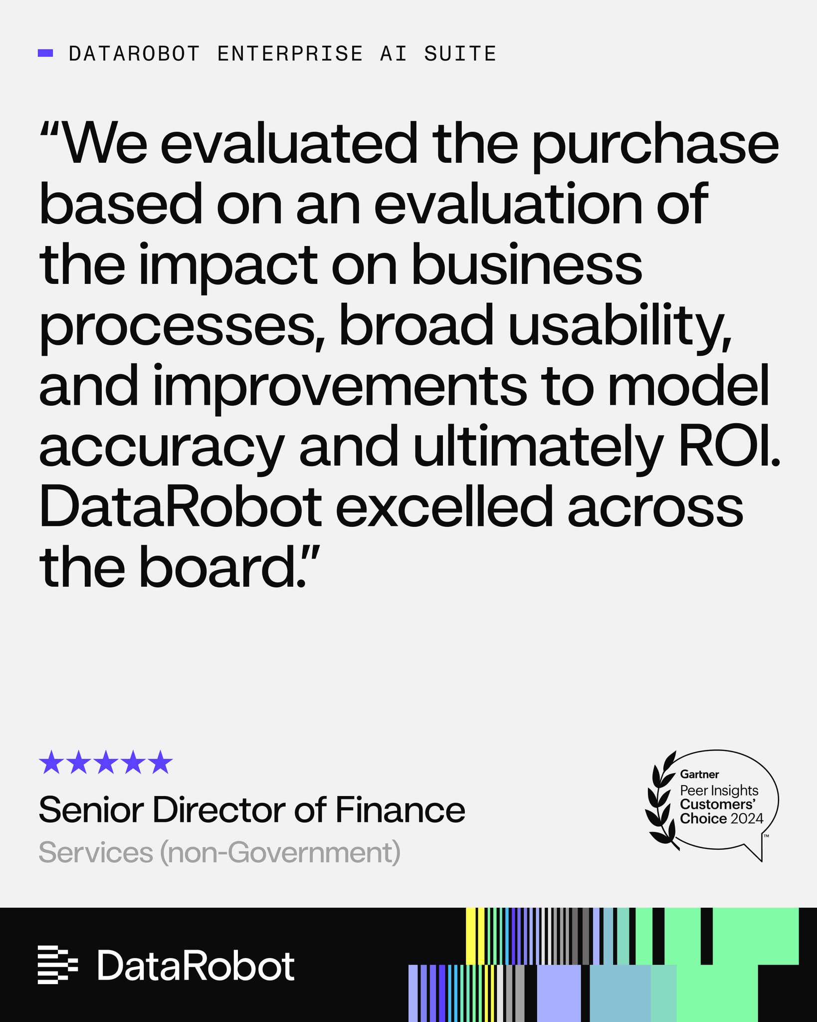 DataRobot Named 2024 Gartner Customers’ Choice for ML