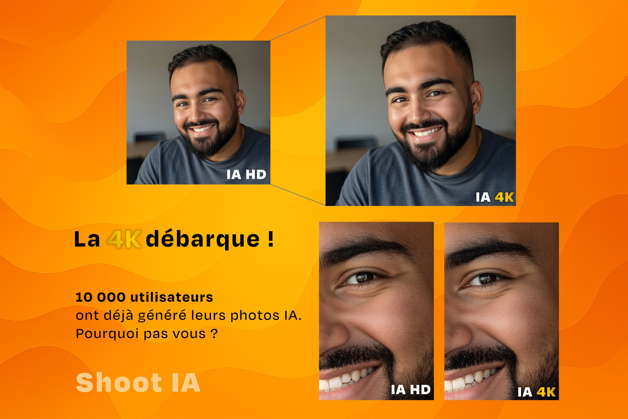 Major update: ultra-realistic 4K photos in one click