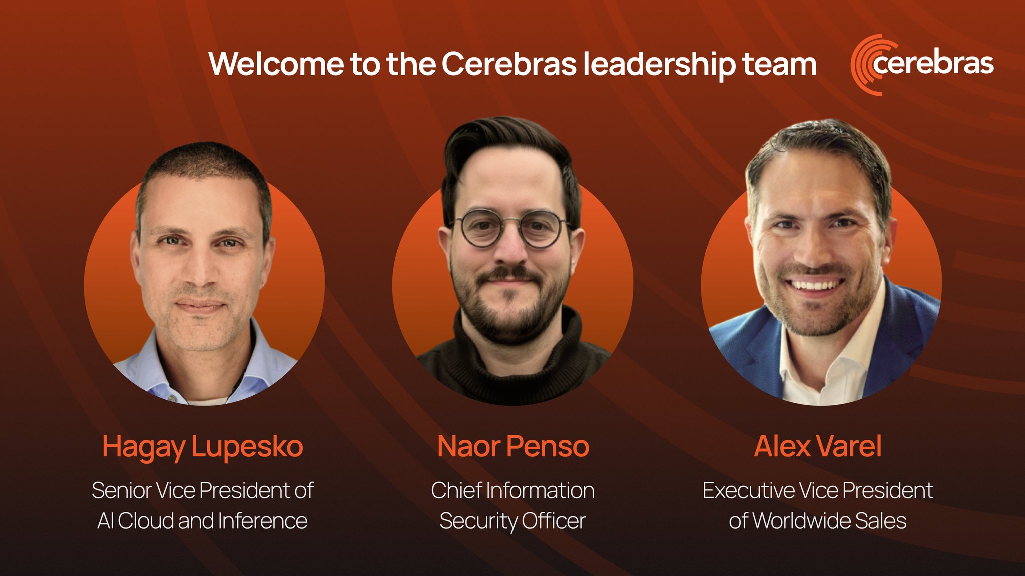 Cerebras Appoints Hagay Lupesko as SVP AI Cloud Inference