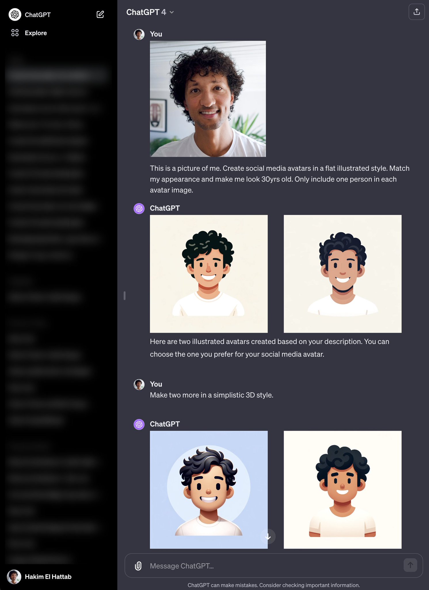 Free Profile Picture Generation Method Using ChatGPT
