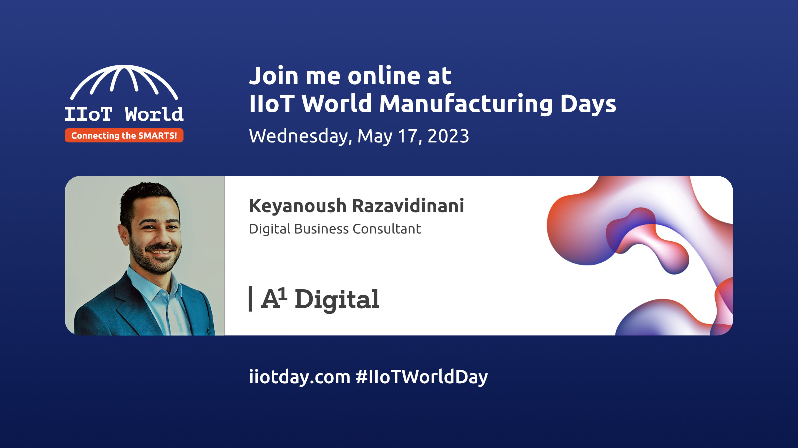 Keyanoush Razavidinani speaks on IIoT and Industry 4.0