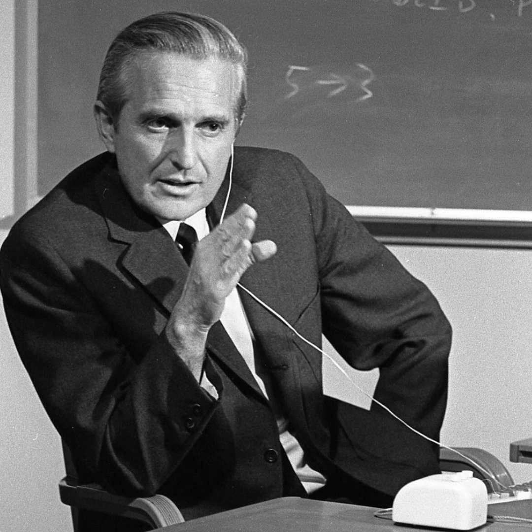 Douglas Engelbart Invents Computer Mouse in 1970