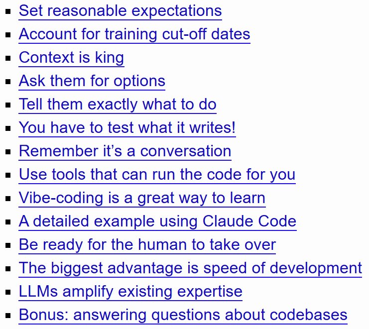 Using LLMs to Help Write Code: Simon Willison’s Insights