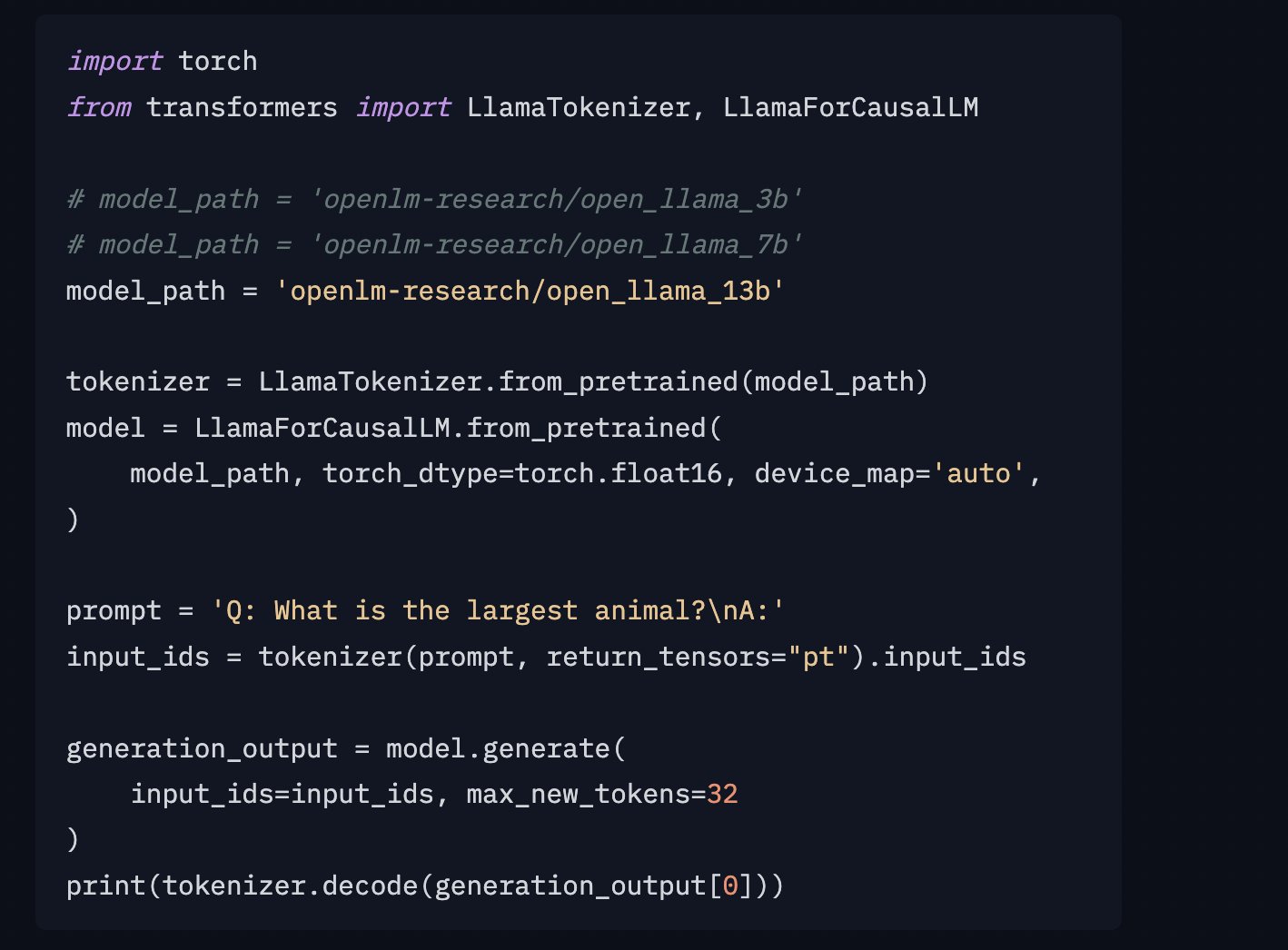 OpenLLaMA 13B: Open Source LLaMA Reproduction Released