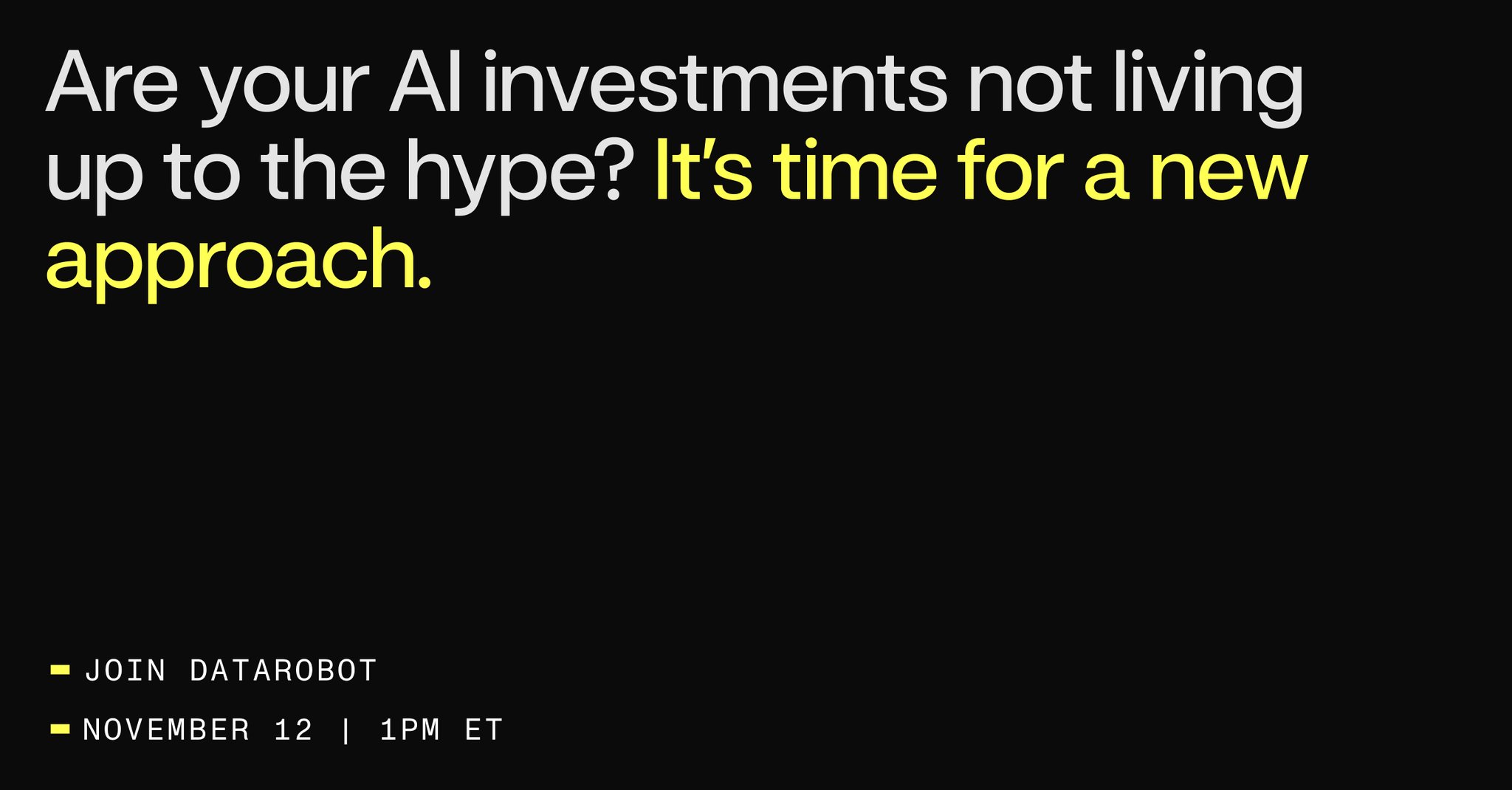 AI for Business: Join the Next Evolution Event