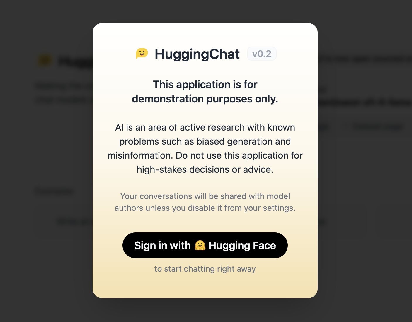 HuggingChat v0.2 Requires Sign-In for Enhanced User Control